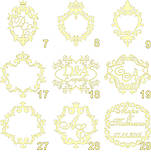 Весільний герб, ініціали, монограма, сімейний герб із дерева, фото 5