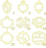 Весільний герб, ініціативи, монограма, сімейний герб із дерева — герб, фото 4