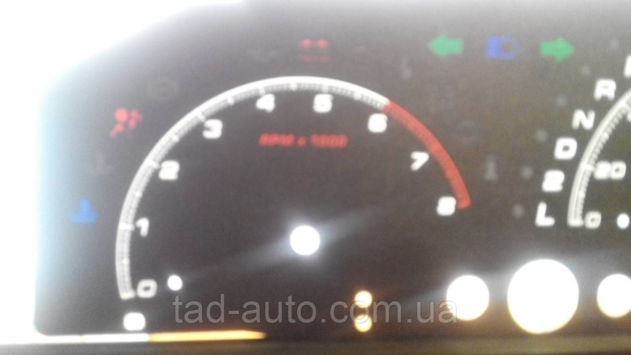 Шкали приладів Toyota Vitz