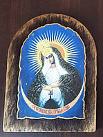 Остробрамська Богородиця ікона на дереві