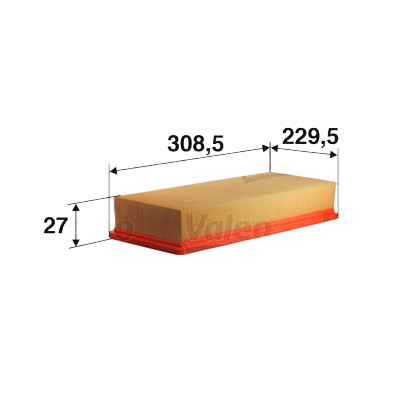 Фільтр повітряний Opel Astra-F 01-1008350605-A