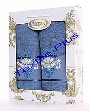 Набір рушників 2 шт Gulcan Damask, фото 3