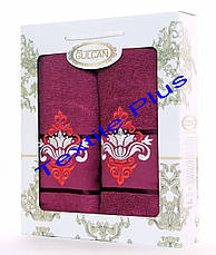 Набір рушників 2 шт Gulcan Damask, фото 5