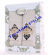 Набір рушників 2 шт Gulcan Damask, фото 6