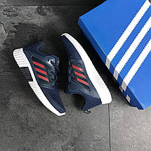 Кросівки чоловічі Adidas ClimaCool,темно сині з червоним, фото 3