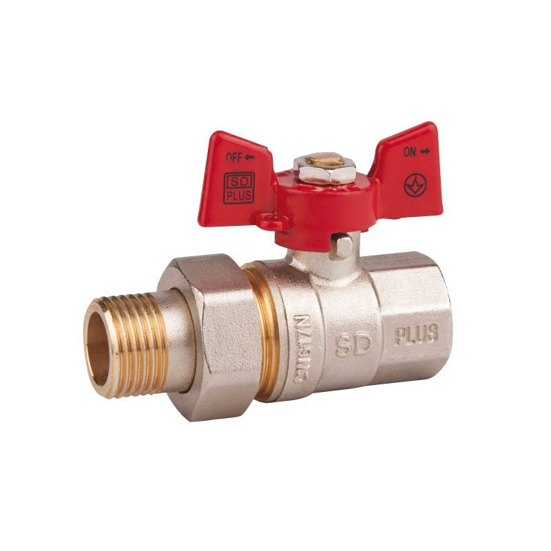 Кран Американка 1/2 Sandi Plus PN 40 DN 15