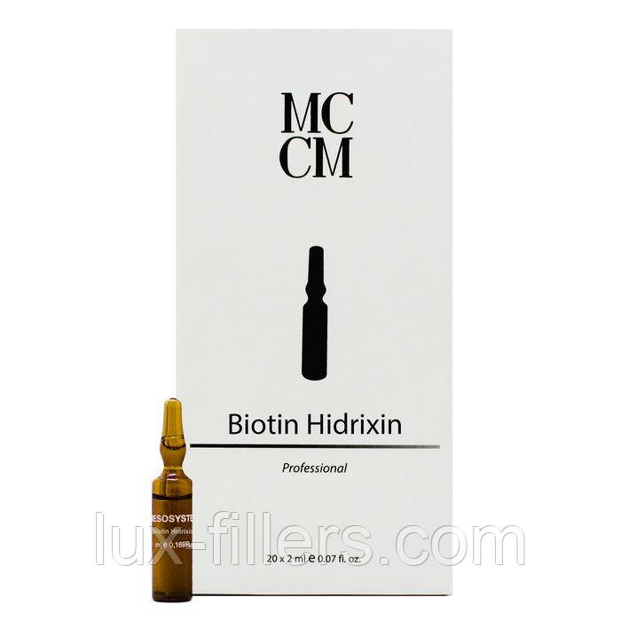 Мезоперепарат MCCM BIOTIN HIDRIXIN / Біотин HIDRIXIN 2ml (20 ампул)