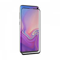 Защитное стекло для Samsung G973 Galaxy S10 (0.3 мм, 3D, черное) обеспечивает работу сканера отпечатков