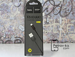 USB-кабель / DATA-кабель Hoco X6 Micro Black