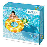 ✅Надувний круг Intex 56266 «Ананас», 117 х 86 см, фото 3