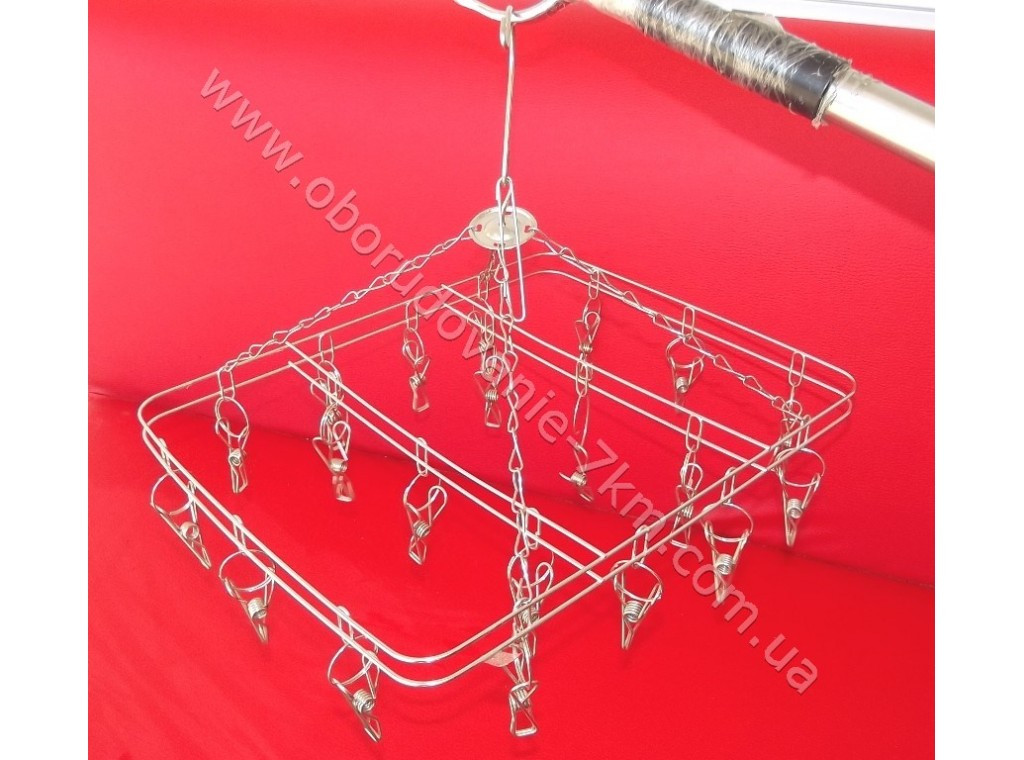 Вертушка з прищіпкою квадратна