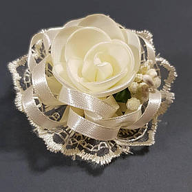 Бантик дитячий Трояндочка 22 шампань