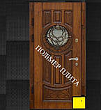 Двері вхідні з полімер плитою з куванням, фото 3