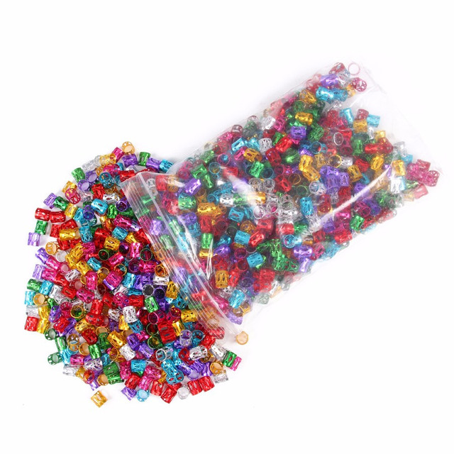 украшения кольца для косичек в пакете