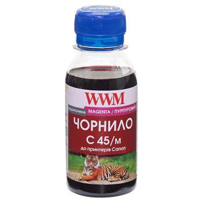 Чорнило WWM Canon CL-441/CL-446/CLI-451M 100г Magenta Water-soluble (C45/M-2), фото 1
