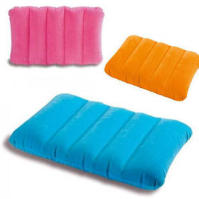✅Надувна флокована подушка Intex 68676, три кольори