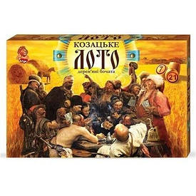 Гра настільна Danko Toys "Козацьке лото" у коробці, дерев'яні бочонки (Укр) (DT G48)