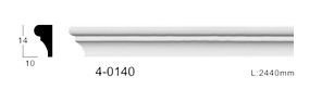 Молдинг для стін, гладкий, Classic Home 4-0140, ліпний декор з поліуретану