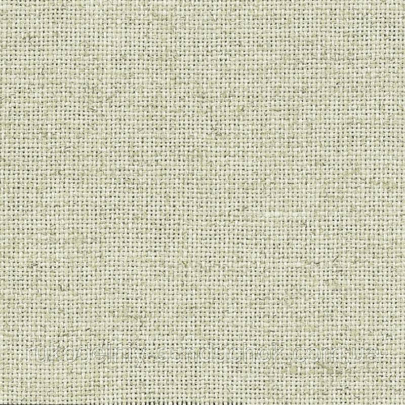 Тканина рівномірного переплетення Zweigart Fein Floba 25 ct. 3988/53 (колір натурального льону) Flax, фото 1