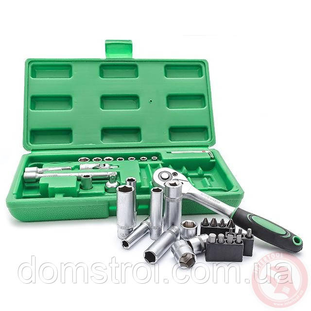 Набір інструментів 36 шт., 1/4" INTERTOOL ET-6036