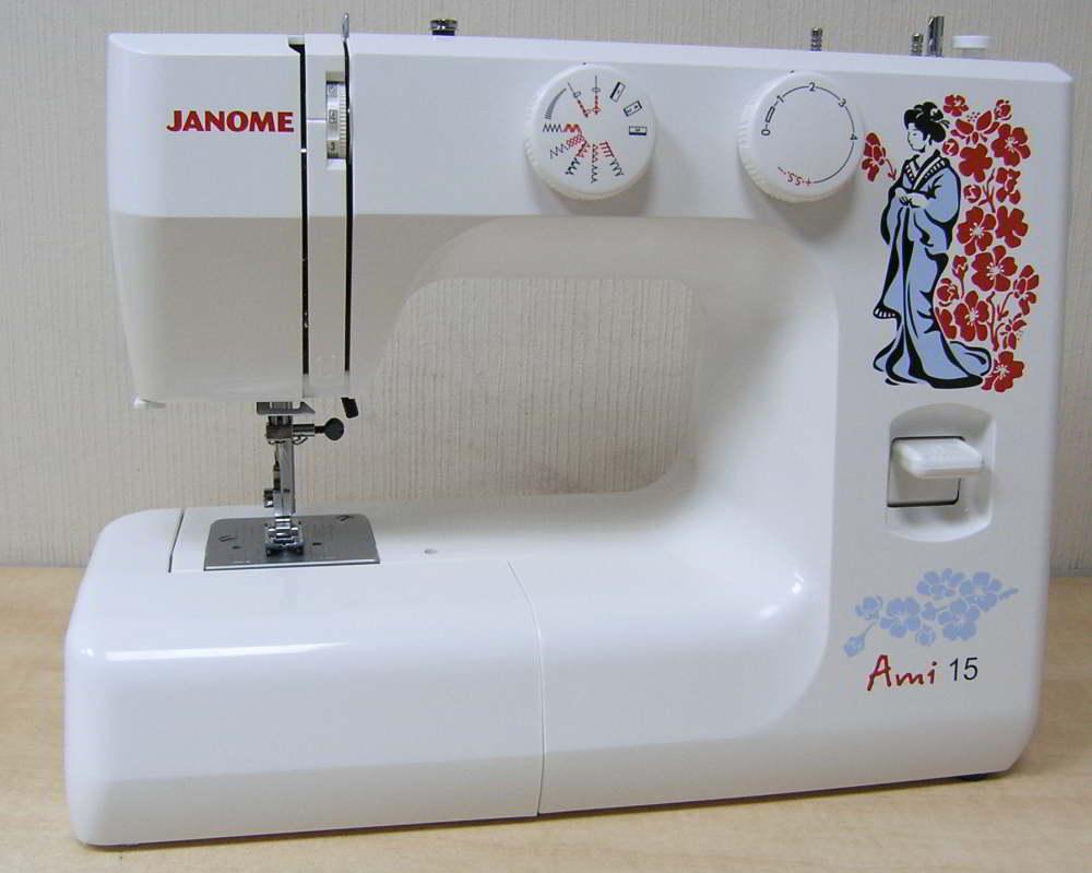 ЕЛЕКТРОМЕХАНІЧНА ШВЕЙНА МАШИНА JANOME AMI 15