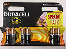 Батарейка Duracell LR06 блистар 1x6 шт