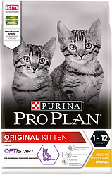 Корм ProPlan Original Kitten Про план Ориджинал Кіттен для кошенят з куркою 1,5 кг