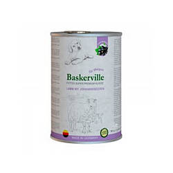 Корм консерва Baskerville Баскервіль для цуценят ягня та смородина 400 г