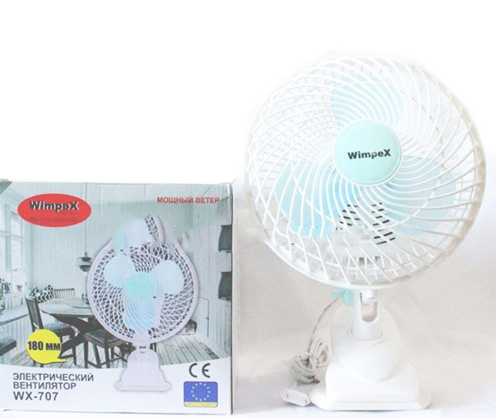 Вентилятор Wimpex WX-707 на прищіпці