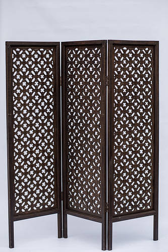 Купить Ширма деревянная резная 3-х створчатая Клевер высота 1.5м, цена ...
