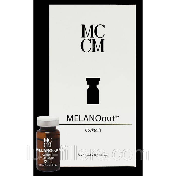 Мезопропарат MCCM MELANOOUT/Кактейль проти пігментації 10ml (5 флаконів)