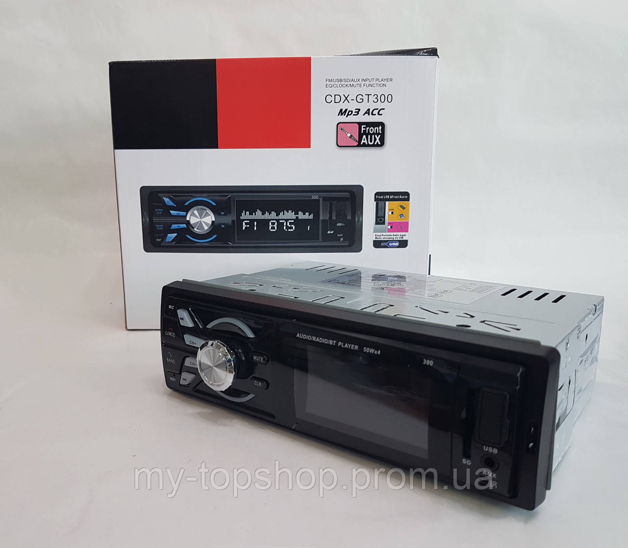 Автомагнітола CDX-GT 300 (USB/FM/AUX/Bluetooth/1 din) у стилі Sony