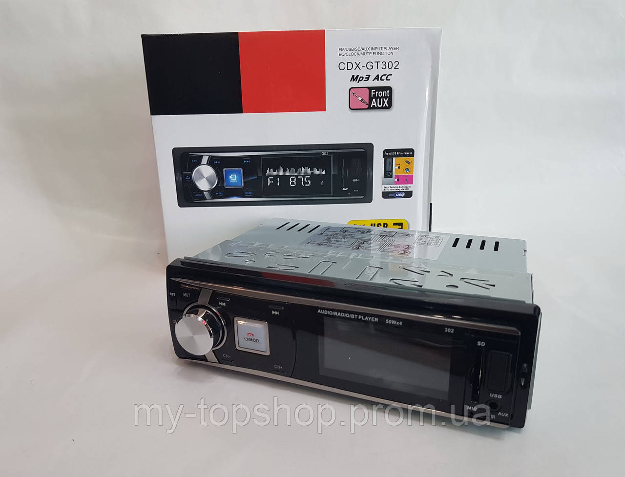 Автомагнітола CDX-GT 302 (USB/FM/AUX/Bluetooth/1 din) у стилі Sony