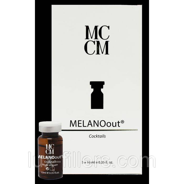 Мезопрепарат MCCM MELANOOUT / Вибілювальний коктейль 10ml (5 флаконів)