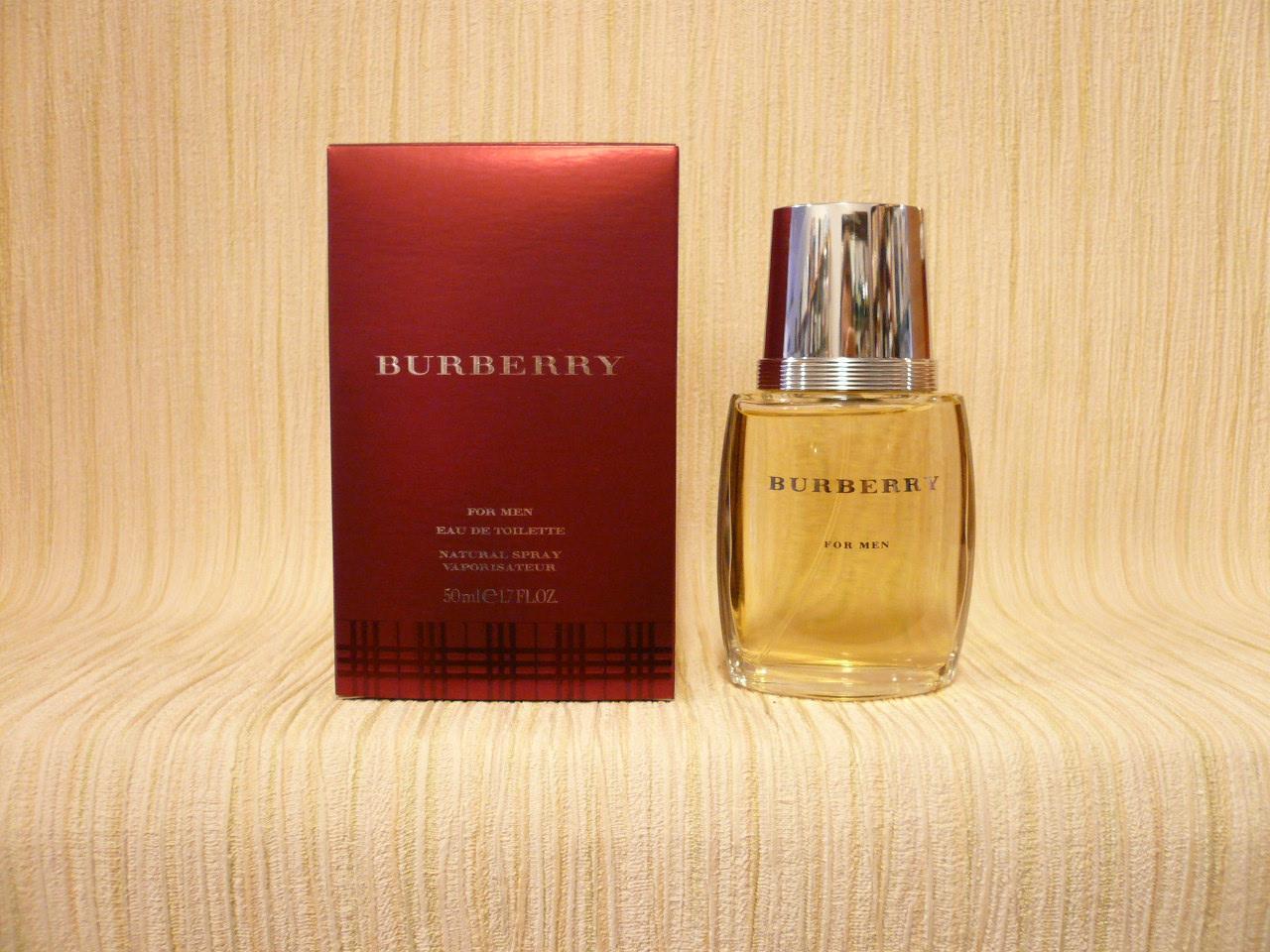 Burberry — Burberry For Men (1995) — Туалетна вода 50 мл — Вінтаж, формула аромату 1995 року (Франція)