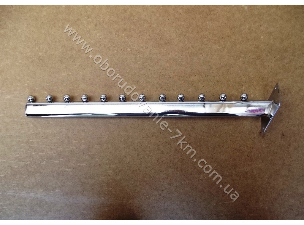 Флейта-Овал до стіни (хром),45см.