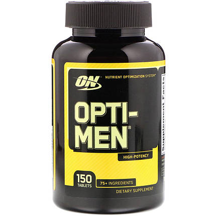 Вітаміни для чоловіків Optimum Nutrition Opti-Men 150 таб. ( США), фото 2