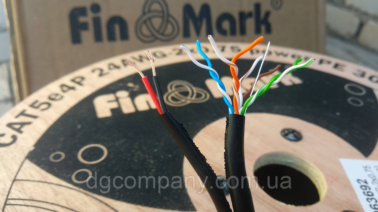 Вита пара FTP Finmark з живленням 2х0.75, 305м