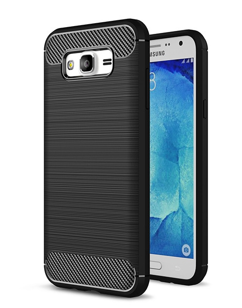 Чохол Carbon для Samsung J7 2015 J700 J700H бампер Black