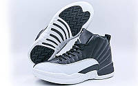Обувь для баскетбола мужская Jordan (р-р 41-45) (PU, черный-белый)