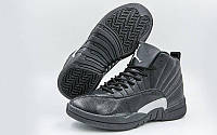 Обувь для баскетбола мужская Jordan (р-р 41-45) (PU, черный-черный)