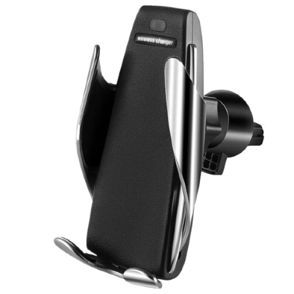 Автомобільний тримач із бездротовою зарядкою Smart Sensor S5 Black, фото 1