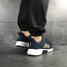 Кросівки чоловічі Adidas ClimaCool,сині з салатовим, фото 3