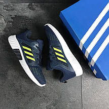 Кросівки чоловічі Adidas ClimaCool,сині з салатовим, фото 2