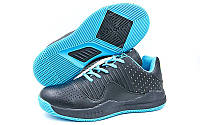 Взуття для баскетболу чоловіче Under Armour (р-р 41-45) (PU, чорний-синій)