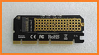 PCI-E x4 x8 x16 - M.2 ( NVMe ) SSD ключ M x4 переходник адаптер низкопрофильный