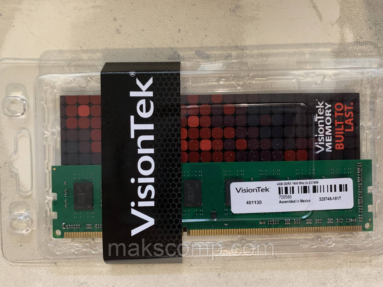 VisionTek 4GB DDR3-1600 PC3-12800 1.5 V new