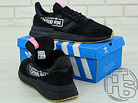 Мужские кроссовки Адидас Adidas ZX500 RM Alphatype Black/Red
