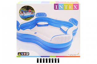 Надувний сімейний басейн Intex 56475, інтекс, 229X229 см