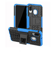 Чохол Shield для Samsung A40/A405F протиударний Чорно-синій